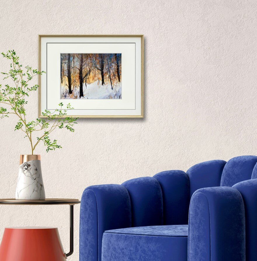 Tablou Peisaj de iarna