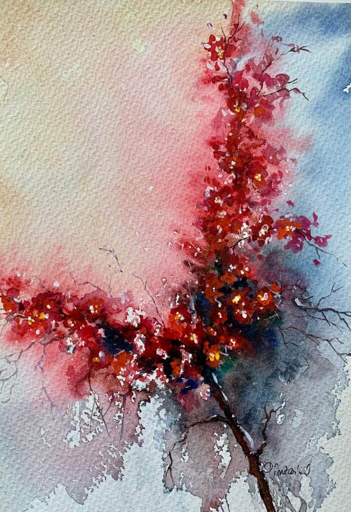 Tablou flori Red flowers