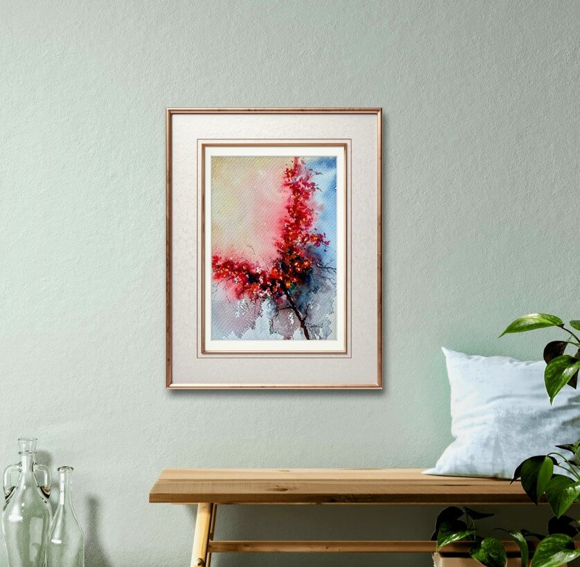 Tablou flori Red flowers