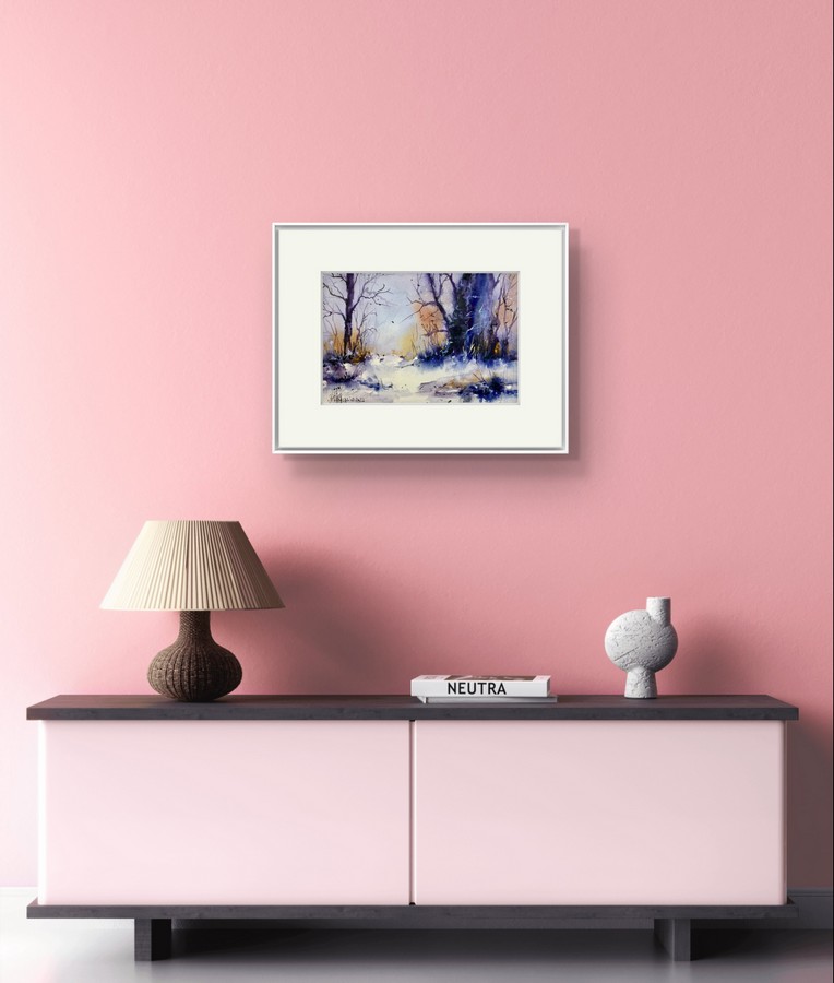 Tablou Dimineata Tacuta de Iarna