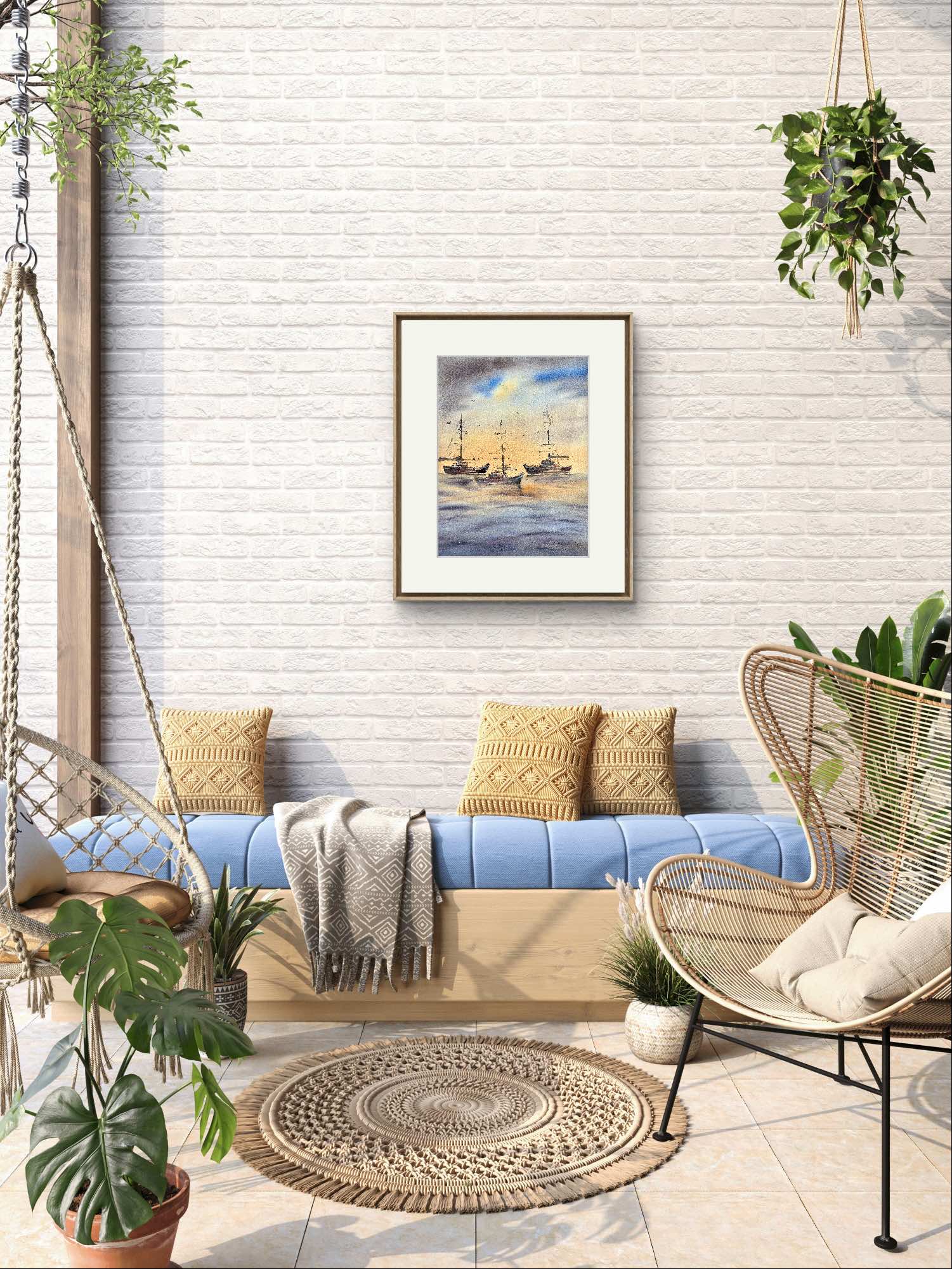 Tablou Misterul apelor albastre