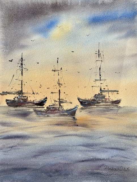 Tablou Misterul apelor albastre