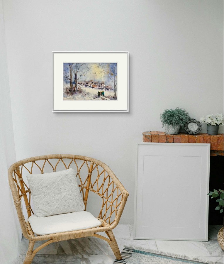 Tablou Zori de Iarna