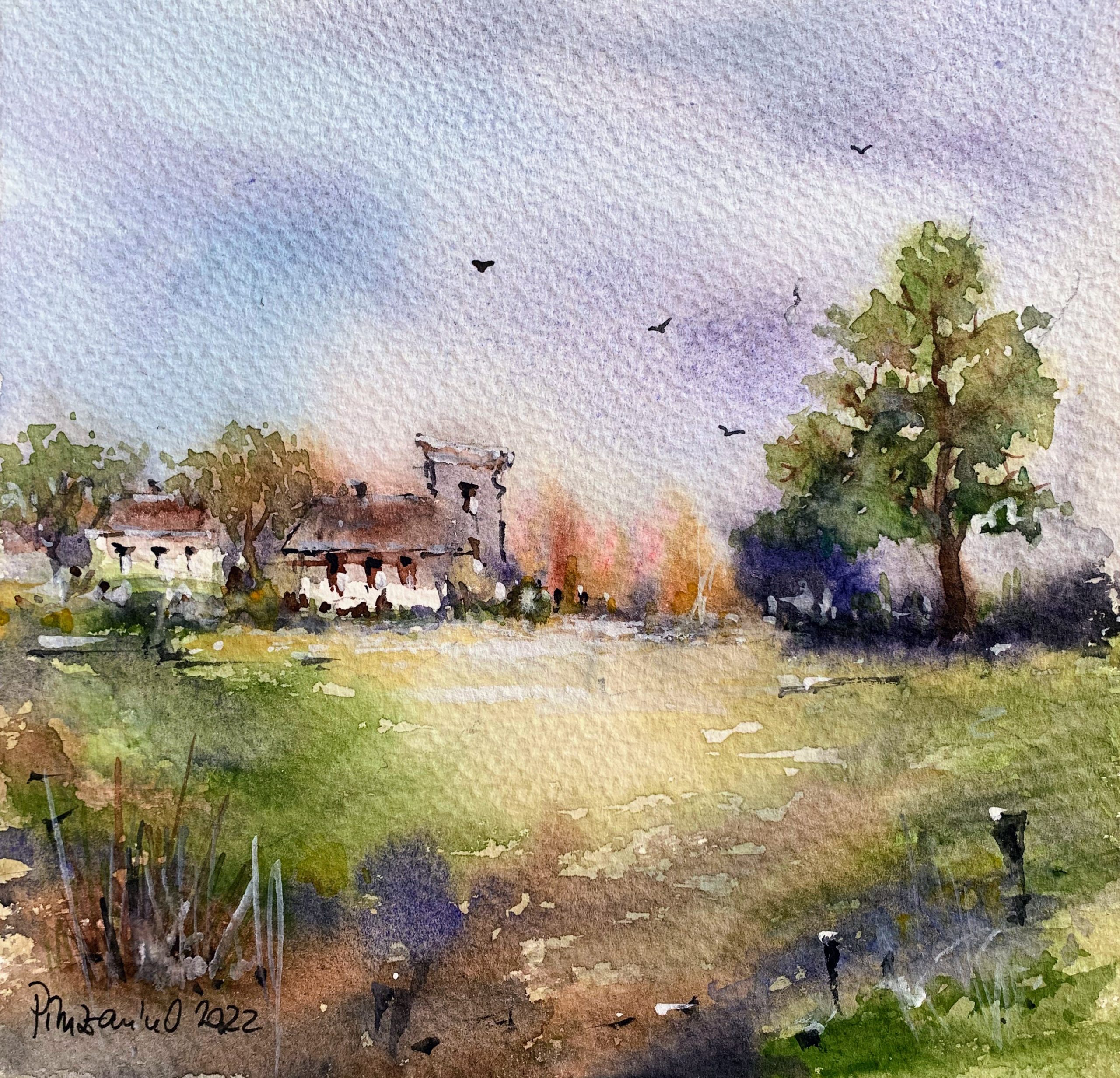 Tablou living In inima satului