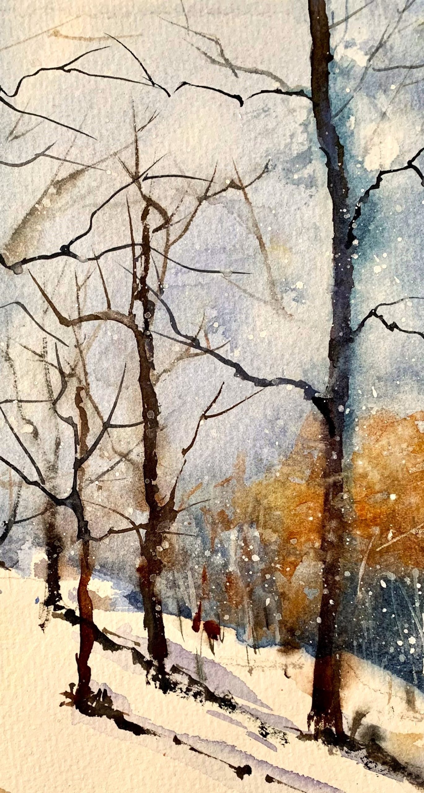 Tablouri personalizate Iarna luminoasa