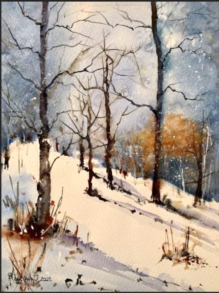 Tablouri personalizate Iarna luminoasa