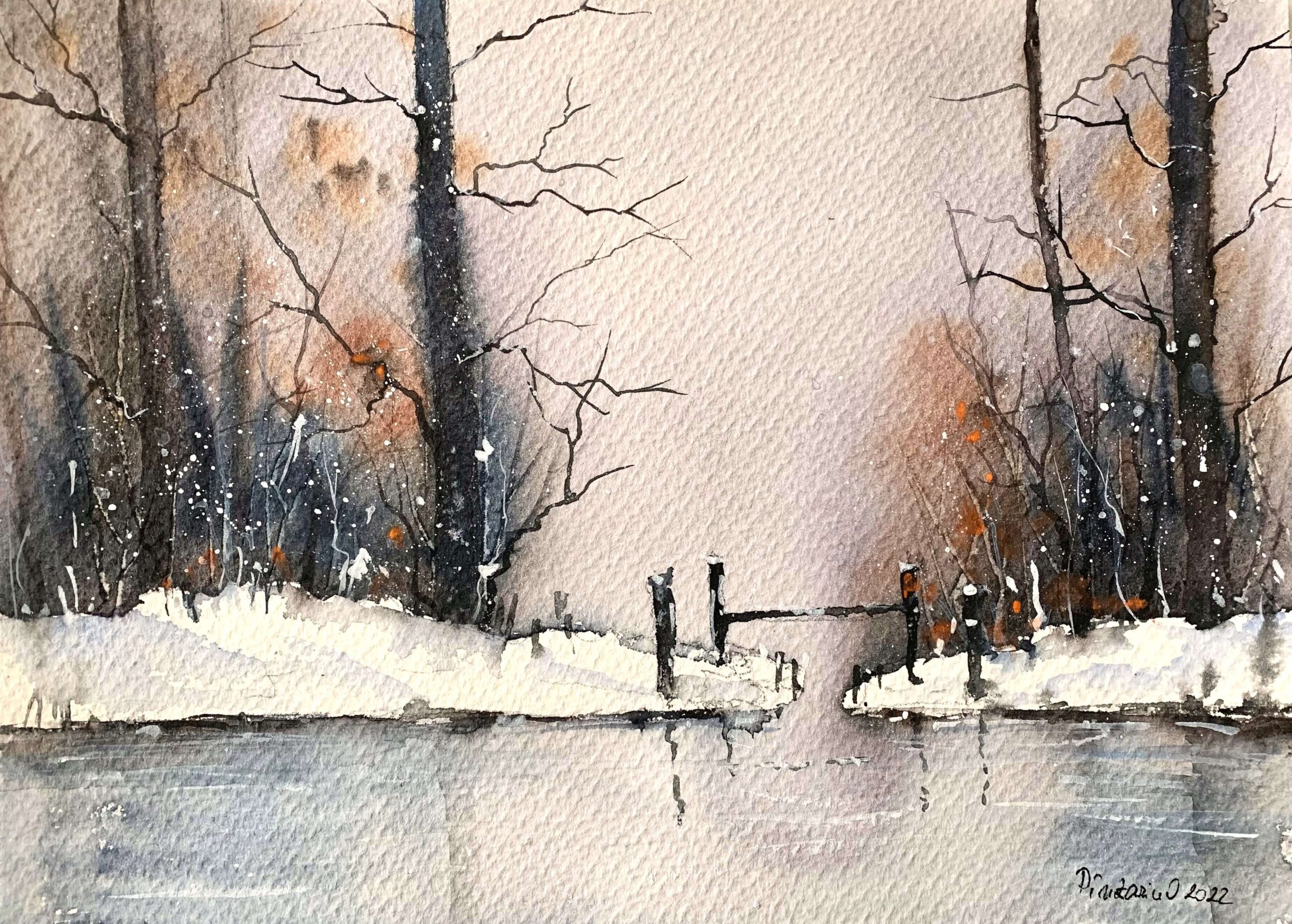 Tablouri personalizate Lac inghetat