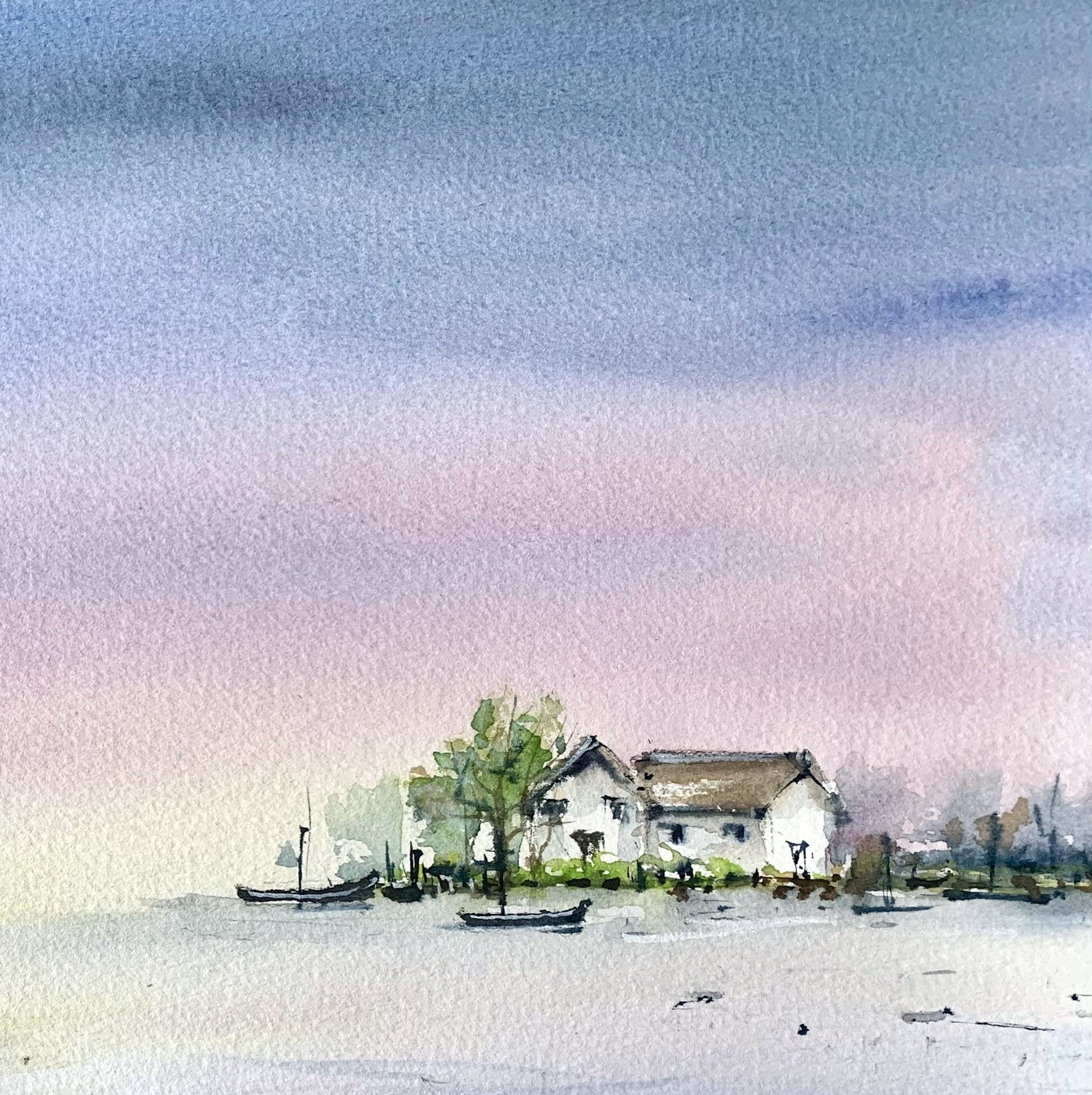 Tablouri personalizate Pe malul lacului