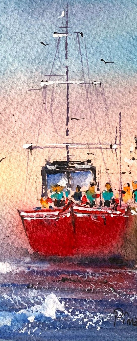 Tablouri personalizate Red boat