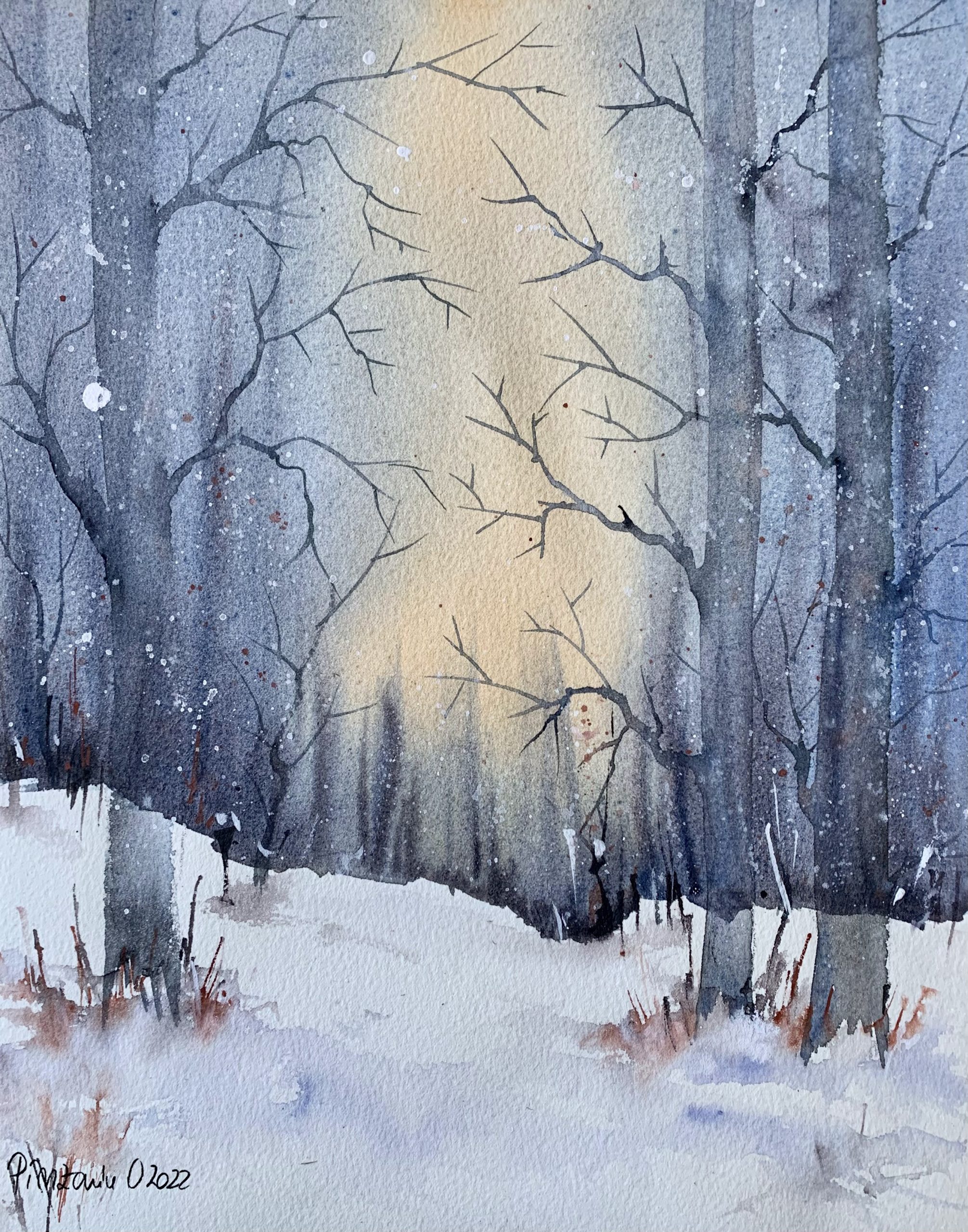 Tablouri personalizate Zi de iarna