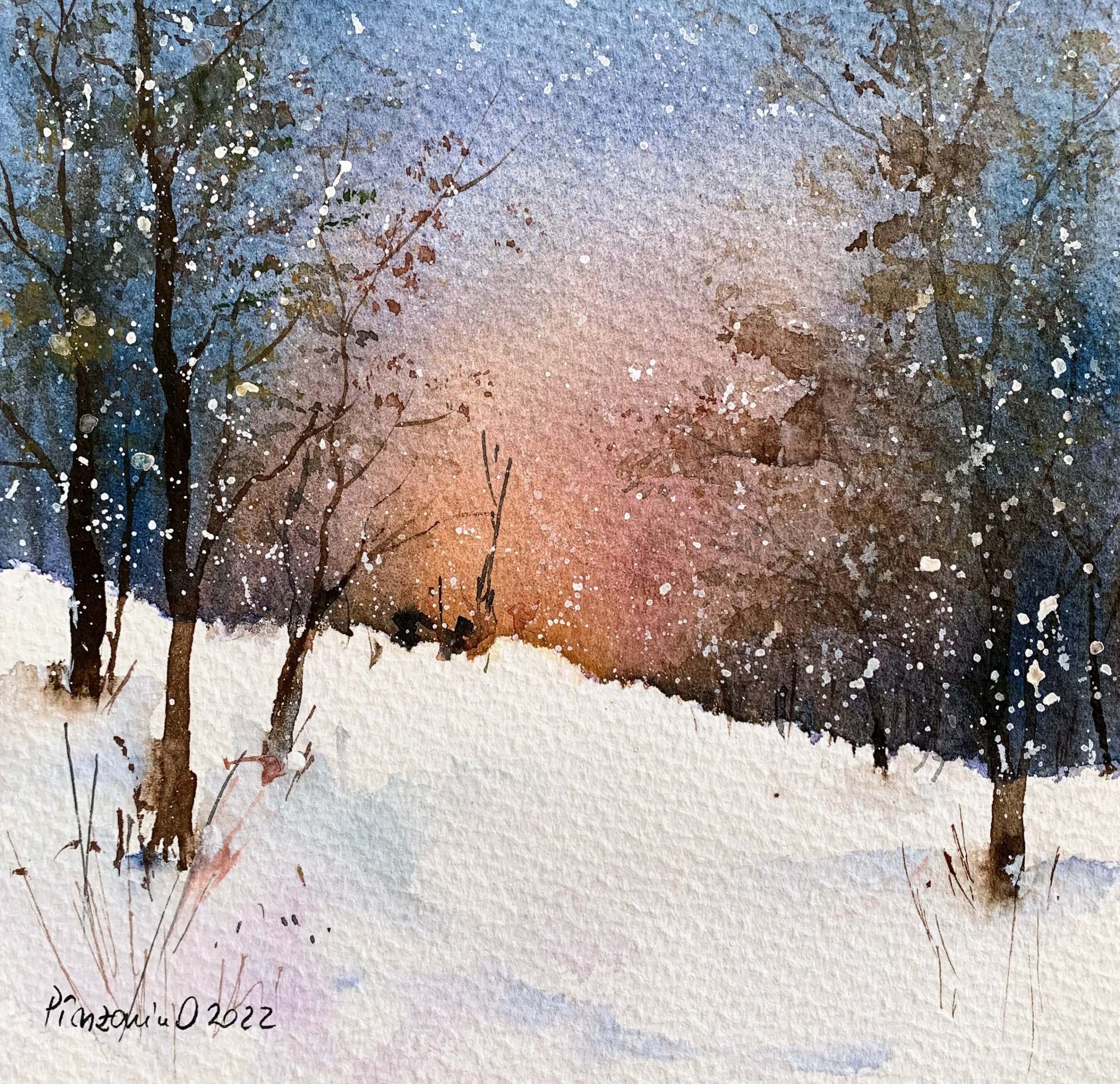 Tablouri personalizate Zi de iarna