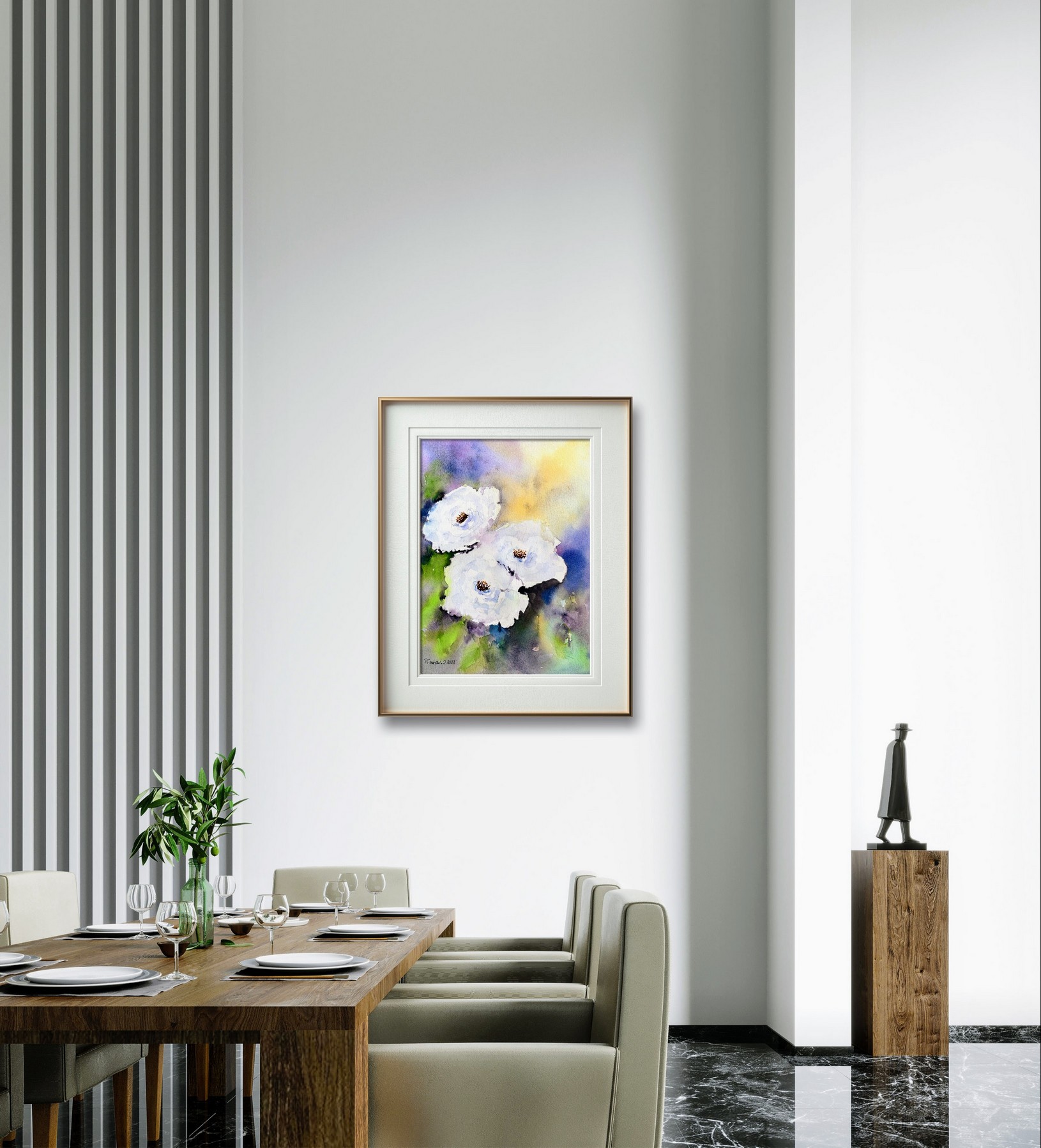 Tablou Trandafiri albi